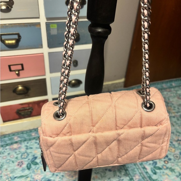 Coach Blush Quilted Shoulder Bag - Picture 5 of 11